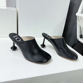 LW TOY MULE 95 BLACK CALFSKIN