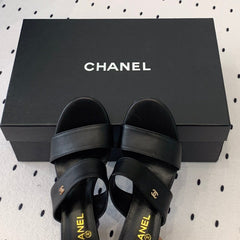 MULES black 1 LAMBSKIN