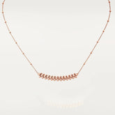CLASH PINK GOLD NECKLACE