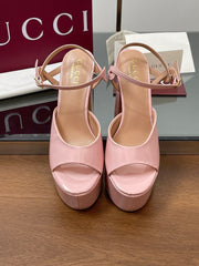 HIGH HEEL SANDALS 13 CM IN LIGHT PINK LAMBSKIN