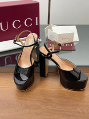 HIGH HEEL SANDALS 13 CM IN BLACK LAMBSKIN