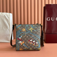 GUCCI 25S SHOULDER BAG 23 CM IN MULTICOLOR CALFSKIN