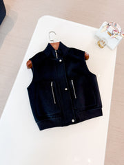 HERMES 25S SLEEVELESS JACKET 121