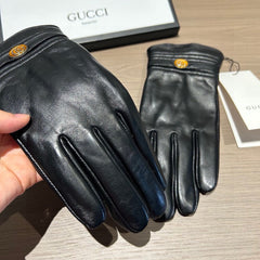 TOUCHSCREEN GLOVES IN BLACK LAMBSKIN 435967
