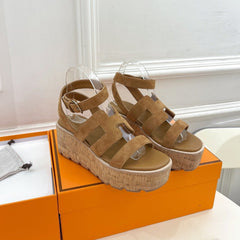 Havane 30 Sandal Brown Suede