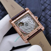 TANK MC SECOND TIME ROSE GOLD DIAMOND BEZEL