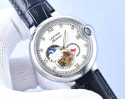 BALLON BLEU 36MM OPEN HEART PINK DIAMOND NUMERALS