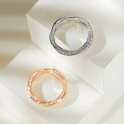 SPIRAL DIAMOND RING
