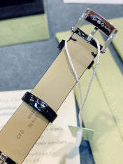 LADY ARPELS LOVER BRIDGE BLACK CROCODILE