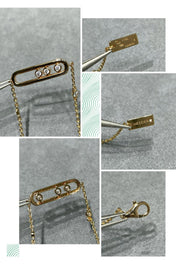 BABY MOVE PINK GOLD DIAMOND BRACELET