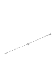 HAPPY HEART BRACELET SILVER 1 DIAMOND