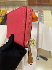 HM Compact Wallet 11.5 Dark Pink Epsom
