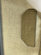 MINI CROSSBODY 20 BAG WITH INTERLOCKING G IN BEIGE CANVAS