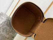 TRIPHOME 9 CALFSKIN BLACK PATTERN BOX BAG