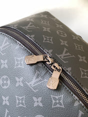 DISCOVERY PM BACKPACK 40 IN BLACK MONOGRAM ECLIPSE CANVAS AND CALFSKIN