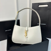 LE 5 À 7 BAG 24 WHITE CALFSKIN