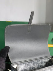ALPIN MINI BACKPACK 21 IN GRAY LAMBSKIN AND GOYARDINE CANVAS