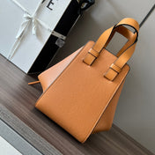 LOEWE 25S HAMMOCK BAG 20 IN ORANGE CALFSKIN GOLD HARDWARE