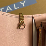 BLONDIE SHOULDER BAG 21 IN LIGHT PINK CALFSKIN GOLD HARDWARE
