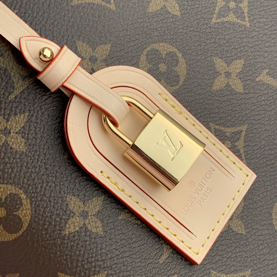 PETIS PALAIS 29 BROWN MONOGRAM CANVAS