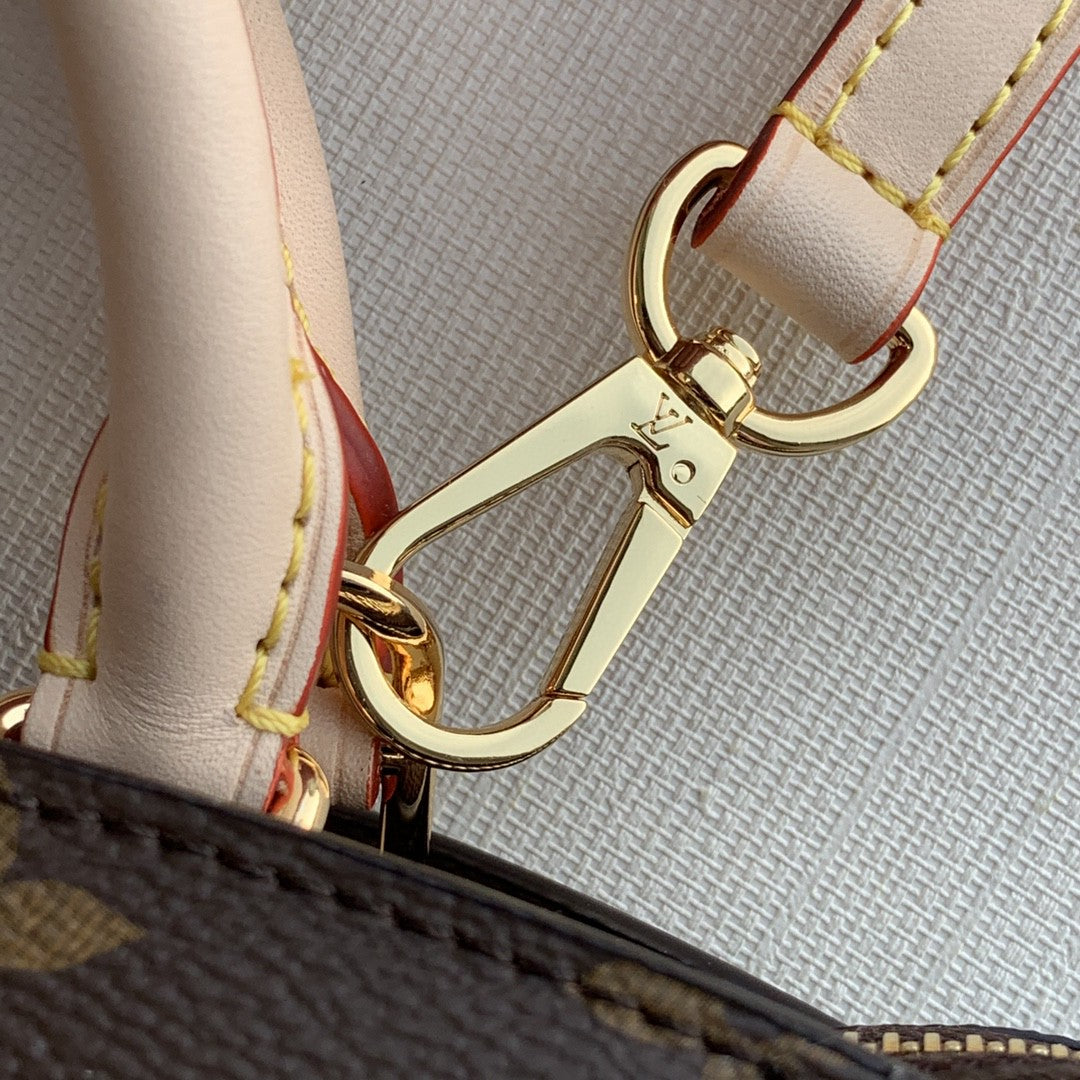 PETIS PALAIS 29 BROWN MONOGRAM CANVAS