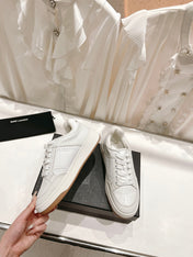 SL SL/61 SNEAKERS WHITE PERFORATED CALFSKIN