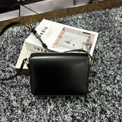 TRIOMPHE TEEN 18 BLACK COWHIDE LEATHER