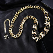 CHANEL 25S CHAIN BELT IN SILVER METALLIC 614405
