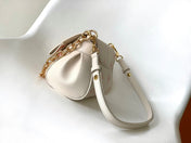 FAVORITE BAG 24 IN BEIGE MIX PINK MONOGRAM SOFT GRAINED COWHIDE