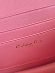 MINI CHAIN BAG 17 IN LIGHT PINK CALFSKIN