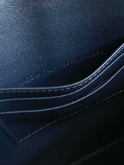CD 30 CLUTCH BAG IN BLUE OBLIQUE JACQUARD