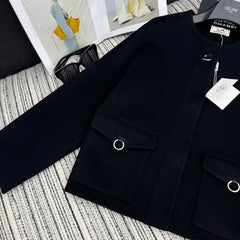 HERMES 25S REVERSIBLE CASHMERE COAT 174
