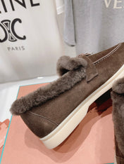 LP SUMMER CHARMS WALK LOAFERS BROWN FLEECE