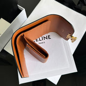TRIOMPHE 10 CALFSKIN WALLET TAN