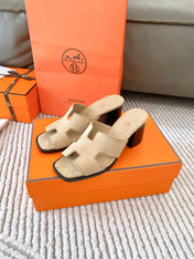 HELIA 60 SANDAL IN TUSCAN BEIGE SUEDE