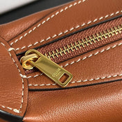 MINI SOFT 19 CALFSKIN HANDBAG TAN