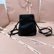 MINI BAG 17 IN BLACK SHINY CALFSKIN