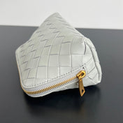 INTRECCIATO 16 BAG IN WHITE LAMBSKIN