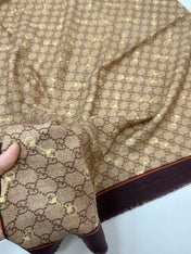 GUCCI 25S SCARF 140 IN CASHMERE 740366