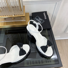 high slingbacks white lambskin