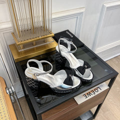 high slingbacks light gray lambskin