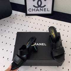 MULES black 1 LAMBSKIN