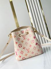 NÉONOÉ BB 20 IN SUNRISE AQUARELLE MONOGRAM EMPREINTE LEATHER