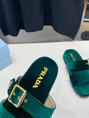 PRA SLIDES SANDALS OCEAN VELVET