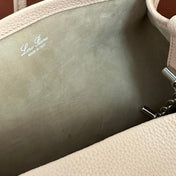 MEDIUM 36 BAG IN PALE PINK CALFSKIN WITH SILVER HARDWARE