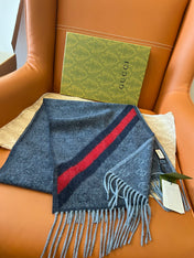 GUCCI 25S SCARF 190 IN WOOL 636372