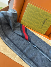 GUCCI 25S SCARF 190 IN WOOL 636372