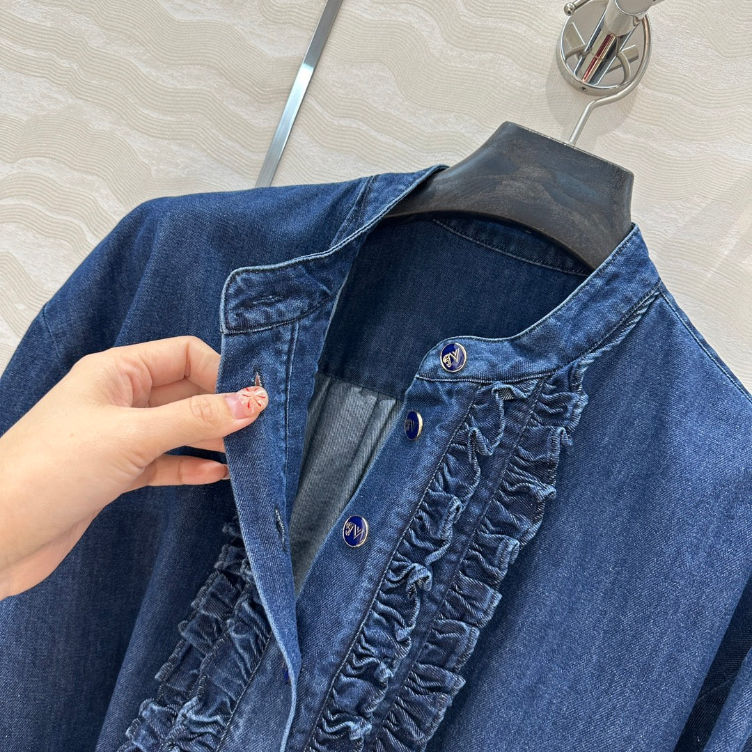 VALENTINO LONG SLEEVE DENIM SHIRT 261428