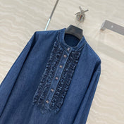 VALENTINO LONG SLEEVE DENIM SHIRT 261428