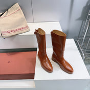 LP 25S LUPO BOOT IN BURNT ORANGE CALFSKIN
